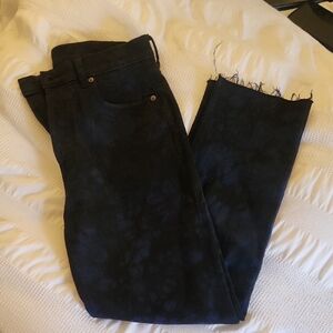 GAP High Rise Tye Dye Cheeky Straight Jeans - Sz 27 / 4